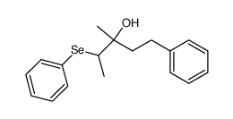 3-Methyl-2-phenylseleno-5-phenyl-3-pentanol Structure