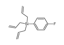triallyl(4-fluorophenyl)silane结构式