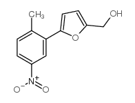 [5-(2-methyl-5-nitro-phenyl)-furan-2-yl]-methanol结构式