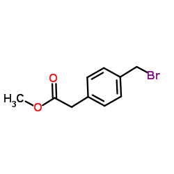 4-溴甲基苯乙酸甲酯结构式