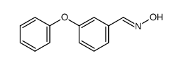 3-phenoxybenzaldehyde oxime Structure