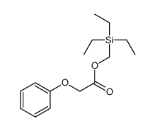 triethylsilylmethyl 2-phenoxyacetate结构式