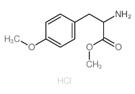 methyl 2-amino-3-(4-methoxyphenyl)propanoate结构式