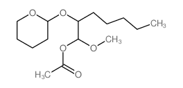 1-Heptanol,1-methoxy-2-[(tetrahydro-2H-pyran-2-yl)oxy]-, 1-acetate Structure