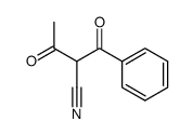 2-acetyl-3-oxo-3-phenylpropanenitrile Structure