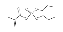 O,O'-dipropyl-phosphoric 2-methyl-acrylic anhydride Structure