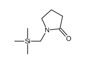 1-(trimethylsilylmethyl)pyrrolidin-2-one结构式