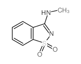 N-methyl-9,9-dioxo-9$l^{6}-thia-8-azabicyclo[4.3.0]nona-1,3,5,7-tetraen-7-amine结构式