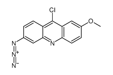 6-azido-9-chloro-2-methoxyacridine结构式