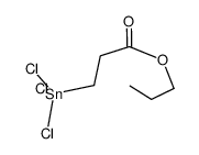 β-propoxy-carbonylethyltin trichloride Structure