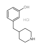 3-哌啶丁-4-基甲基苯酚盐酸盐结构式