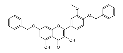 3'-O-methyl-4',7-di-O-benzylquercetin Structure