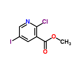 2-氯-5-碘烟酸甲酯结构式