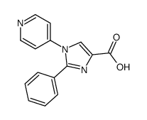 2-phenyl-1-(pyridin-4-yl)-1H-imidazole-4-carboxylic acid结构式