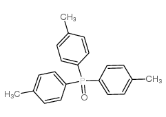 三(4-甲基苯基)氧化膦结构式