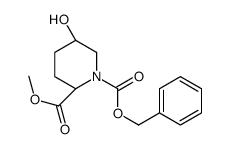 (2R,5R)-5-羟基-1,2-哌啶二甲酸 2-甲酯 1-苄酯结构式