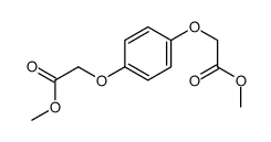 methyl 2-[4-(2-methoxy-2-oxoethoxy)phenoxy]acetate Structure