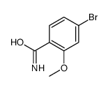 4-bromo-2-methoxybenzamide结构式
