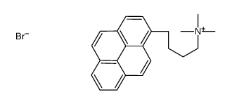 trimethyl(4-pyren-1-ylbutyl)azanium,bromide Structure