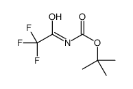 tert-butyl N-(2,2,2-trifluoroacetyl)carbamate Structure