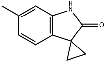 6'-METHYLSPIRO[CYCLOPROPANE-1,3'-INDOLIN]-2'-ONE Structure