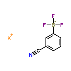 Potassium (3-cyanophenyl)(trifluoro)borate(1-) Structure