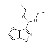 (+/-)-3-(diethoxymethyl)-3a,6a-dihydrofuro(2,3-d)isoxazole结构式