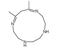 11,13-dimethyl-1,4,7,10-tetrazacyclotrideca-10,13-diene Structure