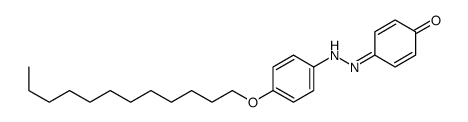 4-[(4-dodecoxyphenyl)hydrazinylidene]cyclohexa-2,5-dien-1-one Structure