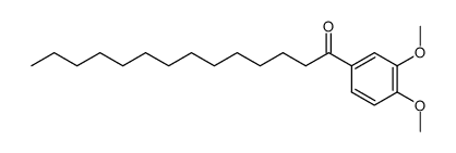 1-(3,4-dimethoxy-phenyl)-tetradecan-1-one Structure