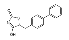 5-[(4-phenylphenyl)methyl]-1,3-thiazolidine-2,4-dione Structure