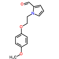 1-[2-(4-Methoxyphenoxy)ethyl]-1H-pyrrole-2-carbaldehyde Structure