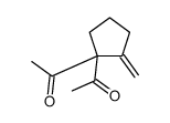 1-(1-acetyl-2-methylidenecyclopentyl)ethanone结构式