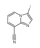 3-碘-咪唑并[1,2-a]吡啶-8-甲腈结构式