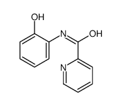N-(2-羟基苯基)吡啶-2-甲酰胺结构式