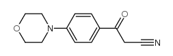 3-(4-巯基苯基)-3-氧丙烷腈结构式