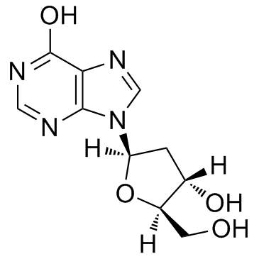 2'-脱氧肌苷结构式