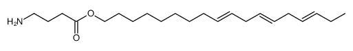 9,12,15-octadecatrienyl 4-aminobutyrate结构式
