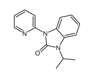 1-propan-2-yl-3-pyridin-2-ylbenzimidazol-2-one结构式