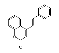 4-(2-phenylethenyl)chromen-2-one Structure