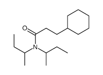N,N-di(butan-2-yl)-3-cyclohexylpropanamide结构式