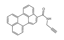 N-prop-2-ynylperylene-3-carboxamide Structure