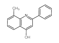 4-羟基-8-甲基-2-苯基喹啉结构式