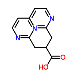 3-Pyrimidin-2-yl-2-pyrimidin-2-ylmethyl-Propionic Acid Structure