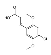 [(4-chloro-2,5-dimethoxyphenyl)thio]acetic acid结构式