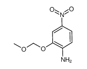 [2-(methoxymethoxy)-4-nitrophenyl]amine结构式