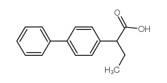 2-(4-phenylphenyl)butanoic acid Structure