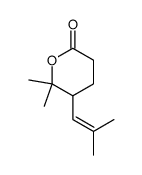 (+-)-4-(α-hydroxy-isopropyl)-6-methyl-hept-5-enoic acid-lactone Structure