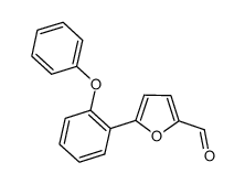 5-(2-phenoxyphenyl)furan-2-carbaldehyde结构式