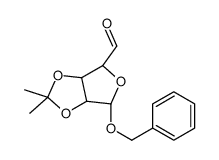 苄基-2,3-O-异亚丙基-α-D-甘露糖醇呋喃糖苷-6-醛结构式